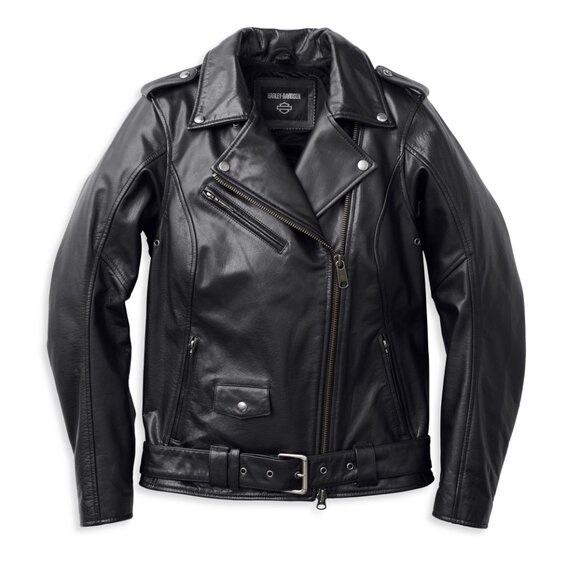 Harley-Davidson Women’s Potomac 3-in-1 Genuine Leather Riding Jacket, Size M - Picture 2 of 16